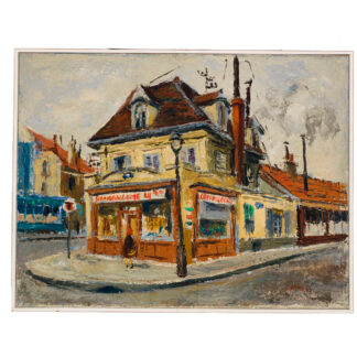 #0001 "Boulangerie" Painting by Gordon B. Evans