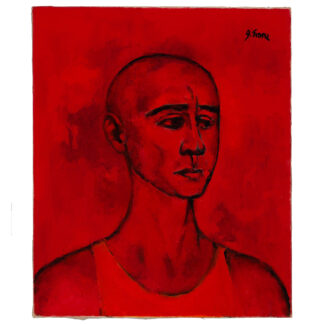 #108 Gordon B. Evans "Red Contemplation"