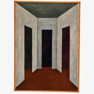 #0110 "Decision" Painting by Gordon B. Evans