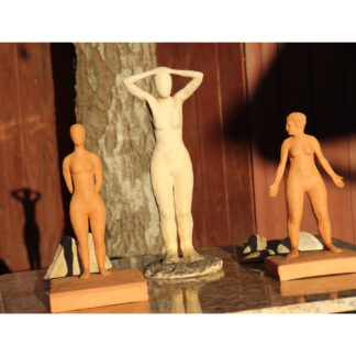 3-Clay Statues Gordon B Evans