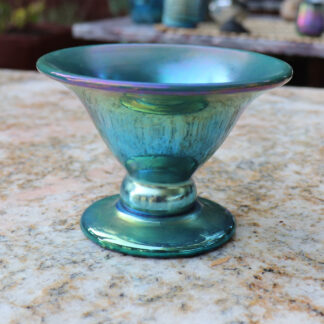 Hand-blown glass bowl