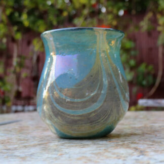 hand-blown glass vase
