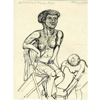 Louis Monza Pen and Ink