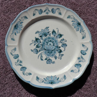 metlox COLONIAL GARDEN-BLUE 11" plate