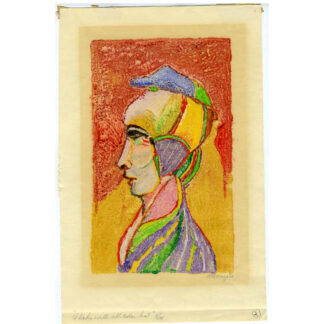 Louis Monza A Lady With All Color Hat 2/4
